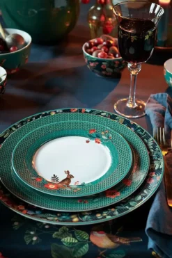 Pip Studio Frühstücksteller|Winter Wonderland Frühstücksteller Grun 21 Cm