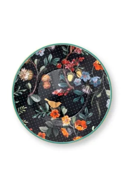 Pip Studio Gebäckteller|Winter Wonderland Petit Four Dunkelblau 12 Cm