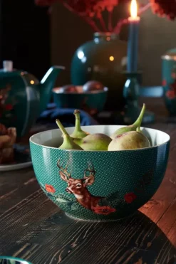 Pip Studio Schalen|Winter Wonderland Schale Grun 18 Cm