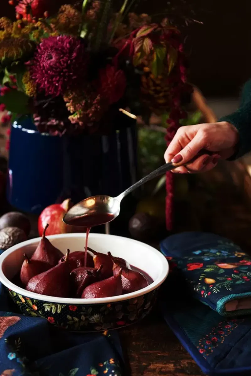 Pip Studio Backgeschirr|Winter Wonderland Servierschale Runden Dunkelblau