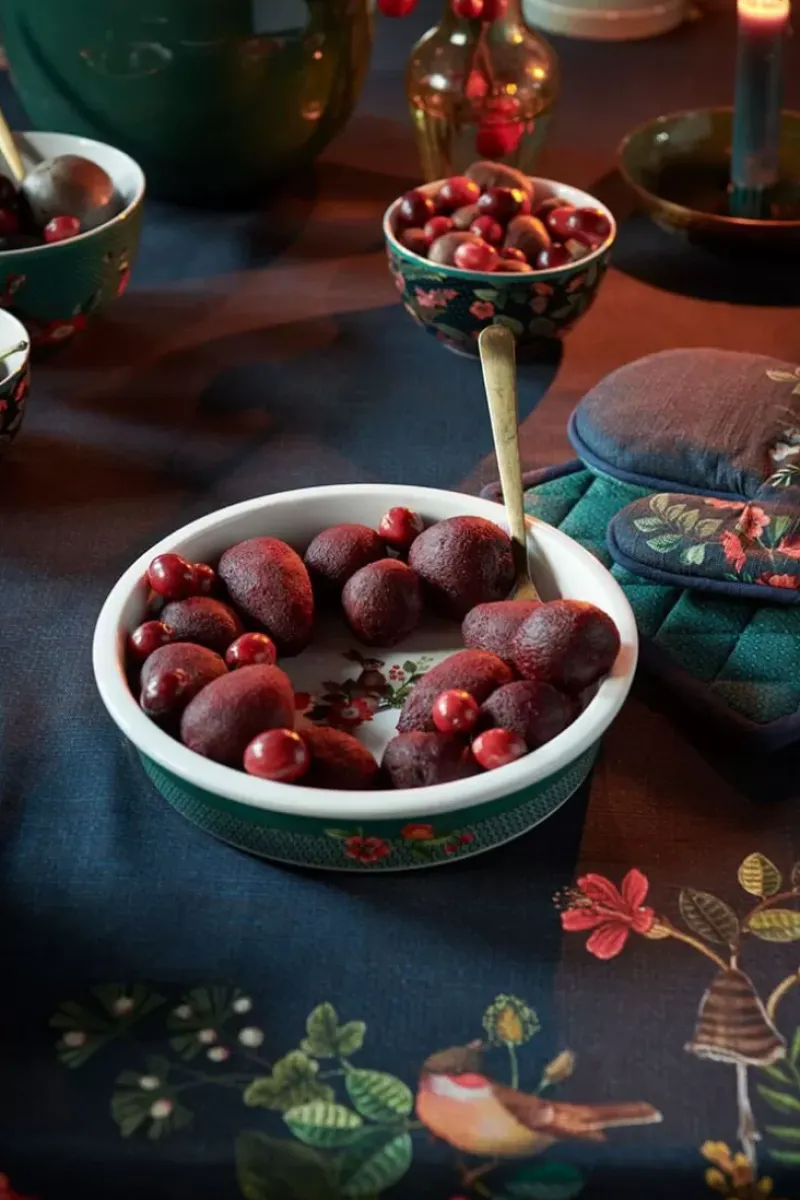 Pip Studio Backgeschirr|Winter Wonderland Servierschale Runden Grun