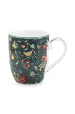 Pip Studio Kaffeetassen|Winter Wonderland Tasse Klein Dunkelblau