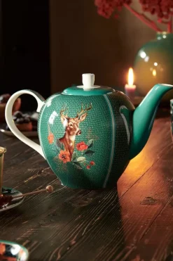Pip Studio Teekannen|Winter Wonderland Teekanne Gross Grun
