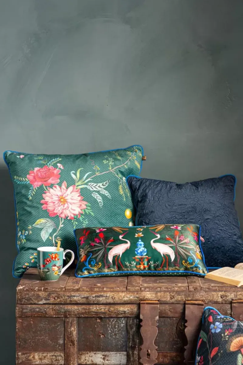 Pip Studio Zierkissen|Zierkissen Quilted Dunkelblau