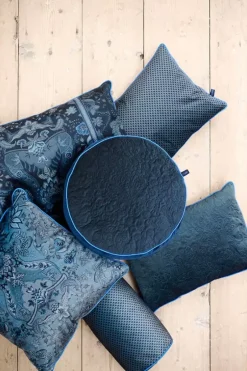 Pip Studio Zierkissen|Zierkissen Rund Quiltey Days Dunkel