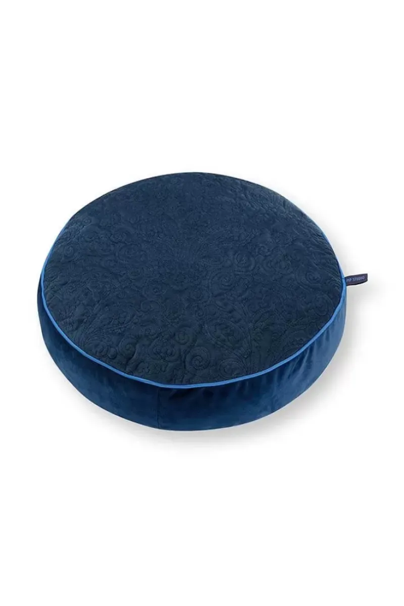 Pip Studio Zierkissen|Zierkissen Rund Quiltey Days Dunkel